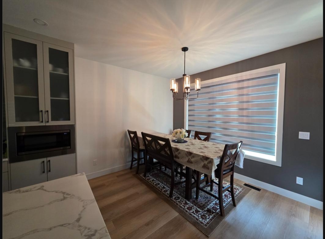Dining nook with custom cabinetry