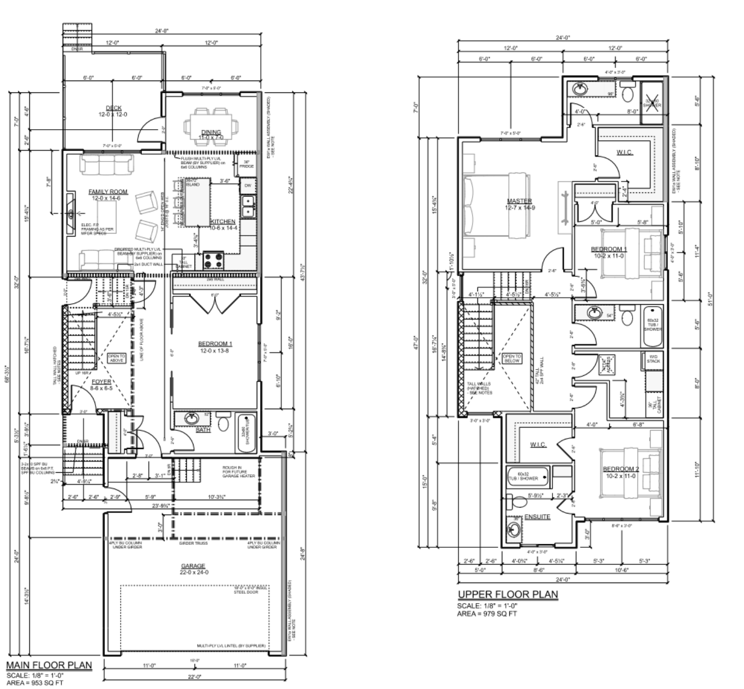 Two Story Alternate floor plan
