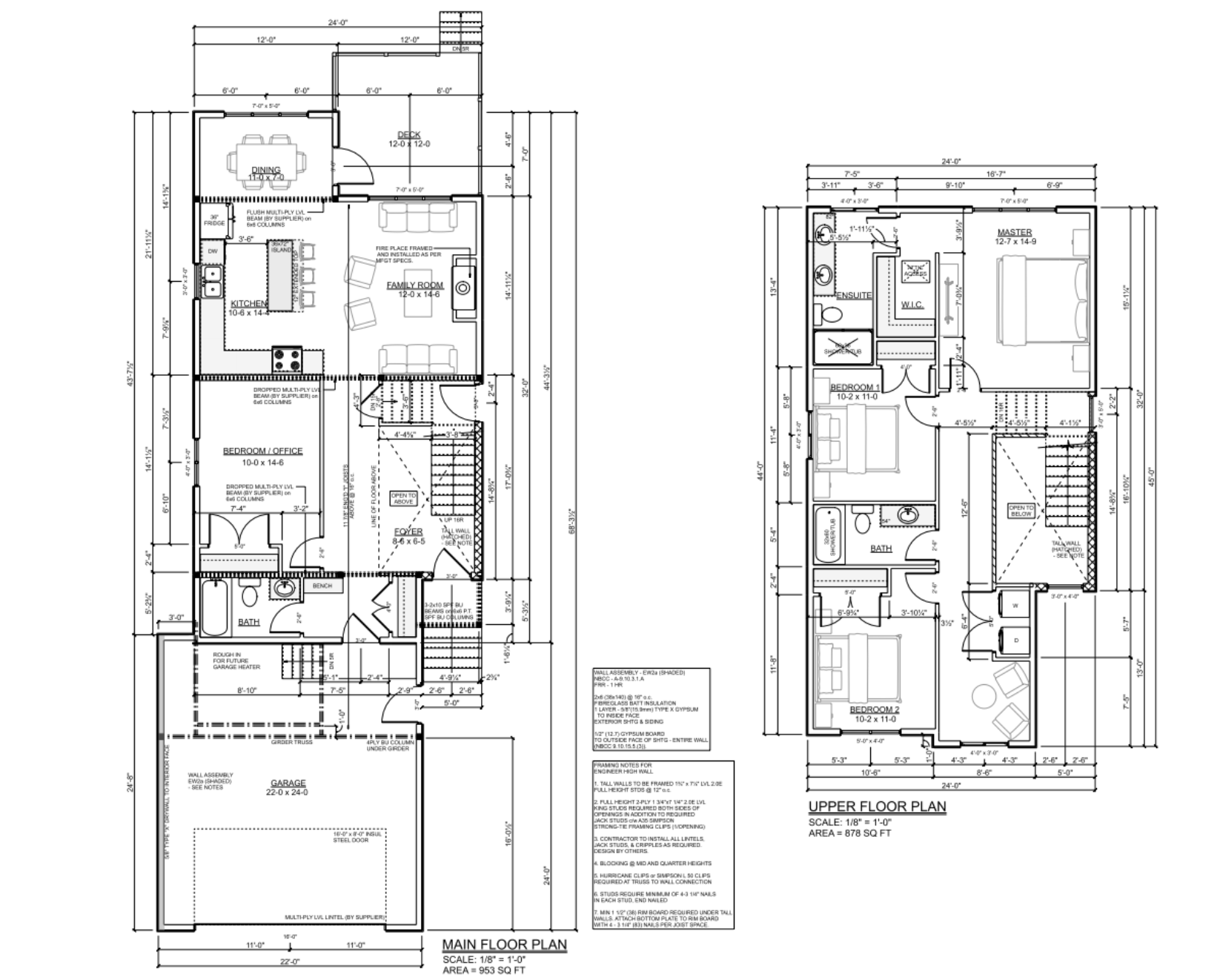 Two Story floor plan